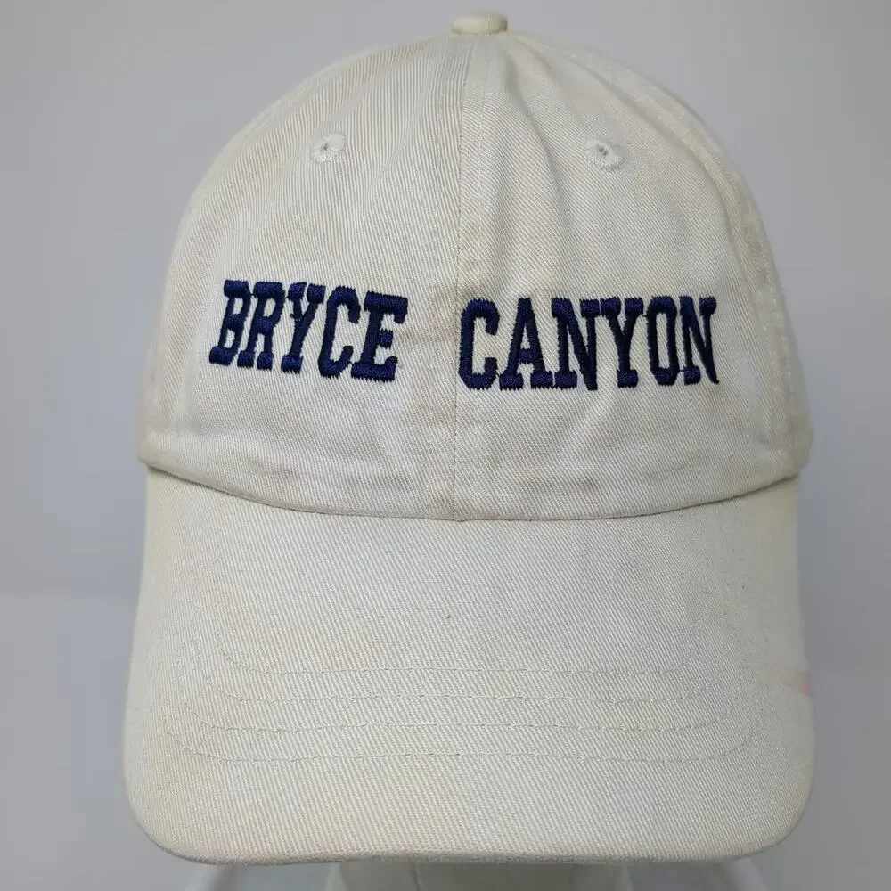 Fahrenheit Bryce Canyon National Park Beige Blue OSFM Baseball Cap Hat Cotton